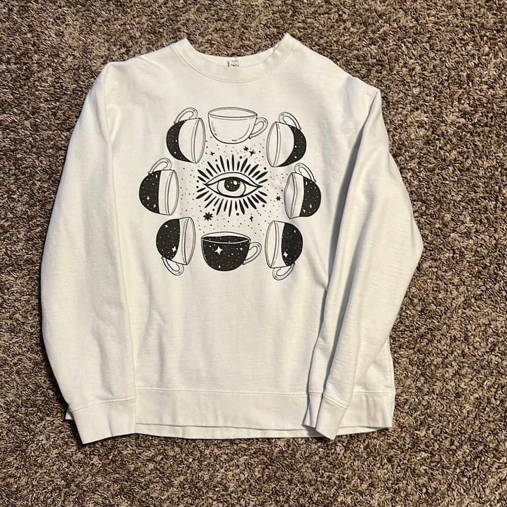 Moon Phases Coffee Sweatshirt